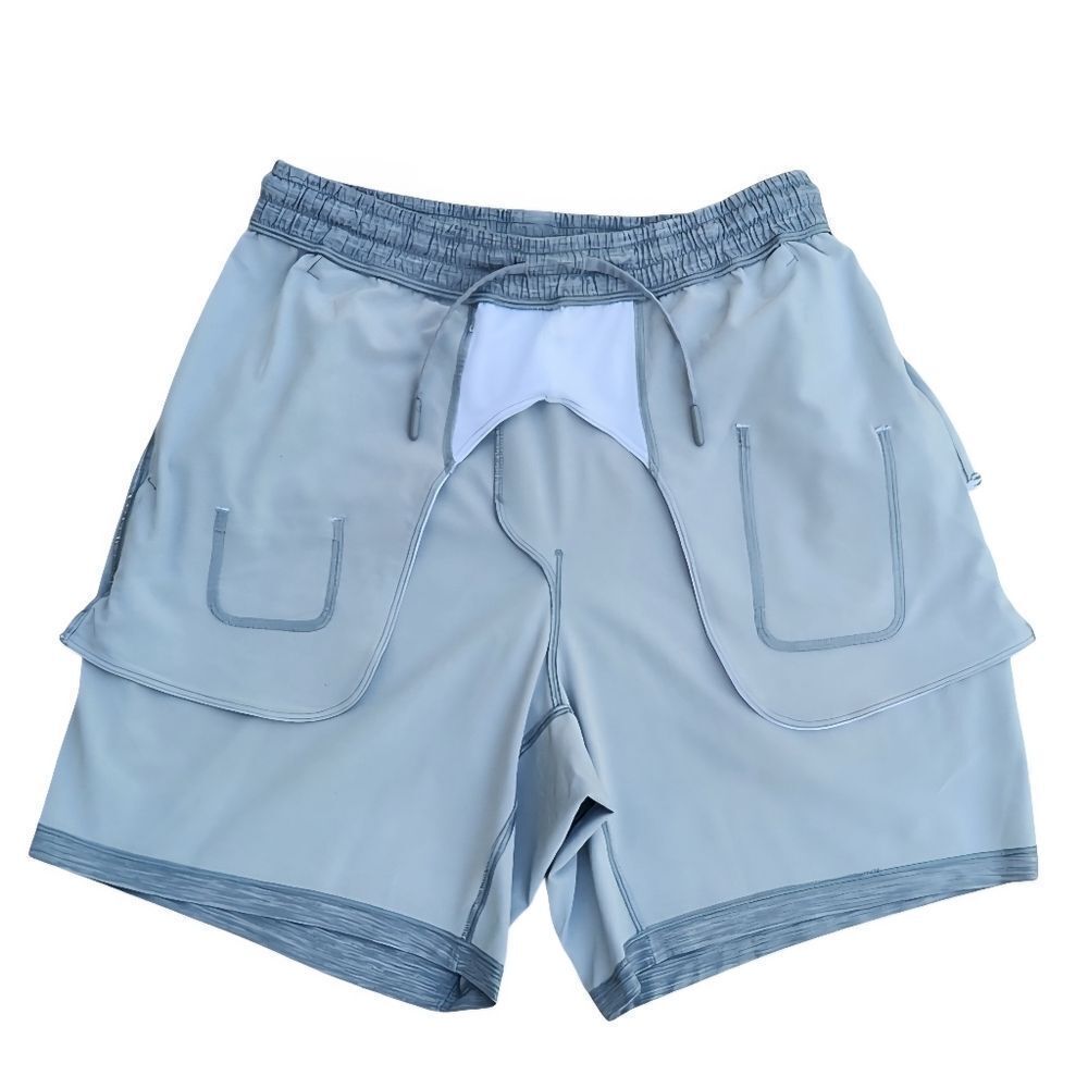 Lululemon Men's Pace Breaker Gray Athletic Sport Short 9" Stretch Size Small - Picture 13 of 16